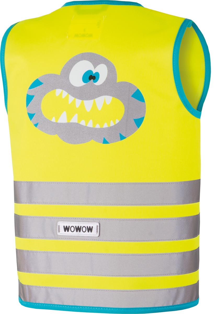 Wowow Crazy Monster Jacket fluohesje, geel, M (kind)