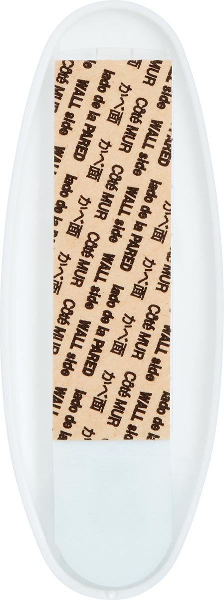 Command decohaak, medium, draagvermogen 1,4 kg, wit, waterbestendig, blister van 2 stuks