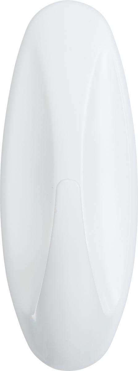 Command decohaak, medium, draagvermogen 1,4 kg, wit, waterbestendig, blister van 2 stuks