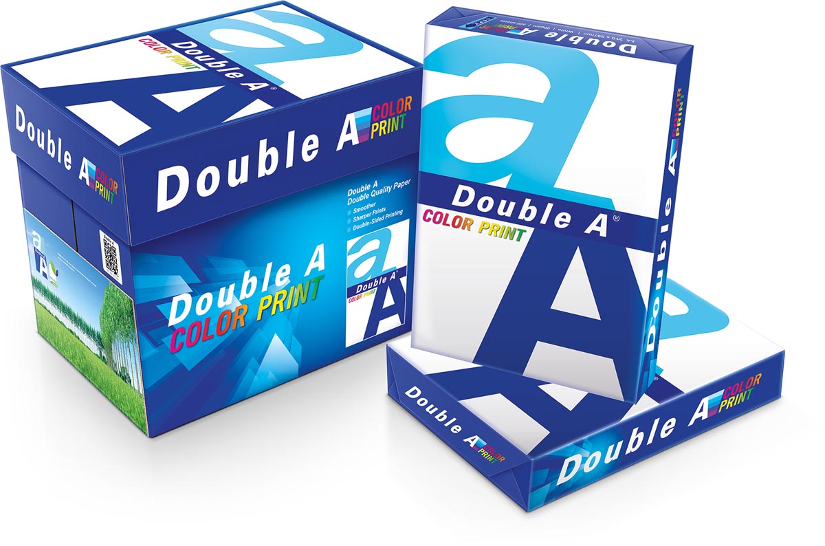 Double A Color Print printpapier A4 90 g/m² wit pak van 500 vel