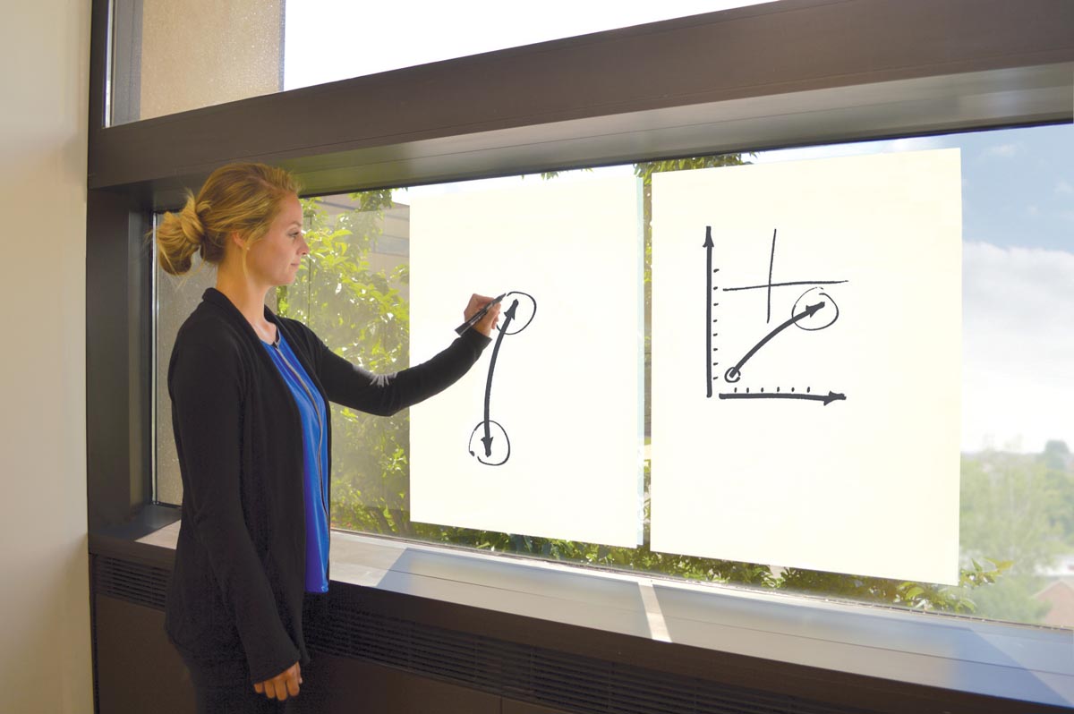 Nobo Instant whiteboardfolie, ft 60 x 80 cm, rol van 25 vellen, wit