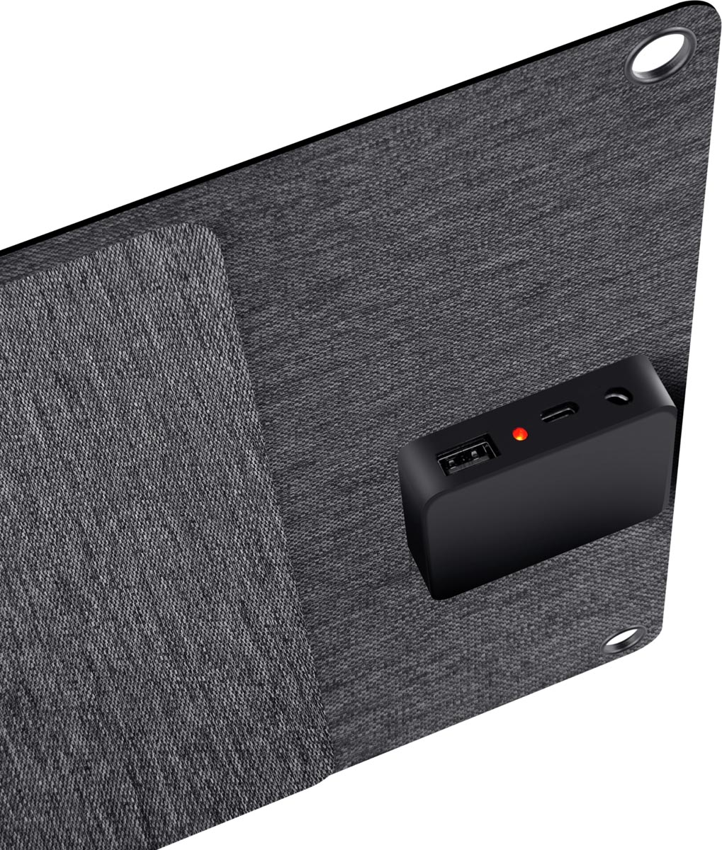 Trust Zuny opvouwbaar zonnepaneel, oplader smartphone en tablet, 40 W