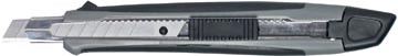 Maul Softgrip cutter met rem 9 mm grijs roestvrij staal 190 mm