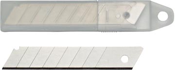 Maul vervangmesjes voor cutter 18 mm metaal grijs 10 stuks