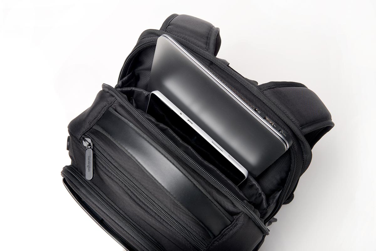 Kensington Pro Contour 2.0 laptoprugzak zwart voor 17 inch laptops 1680D polyester 460x380x180 mm