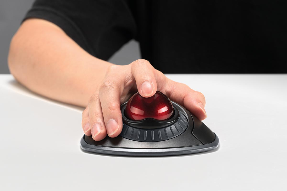 Kensington Orbit Trackball draadloze muis zwart 2,4 GHz en Bluetooth LE