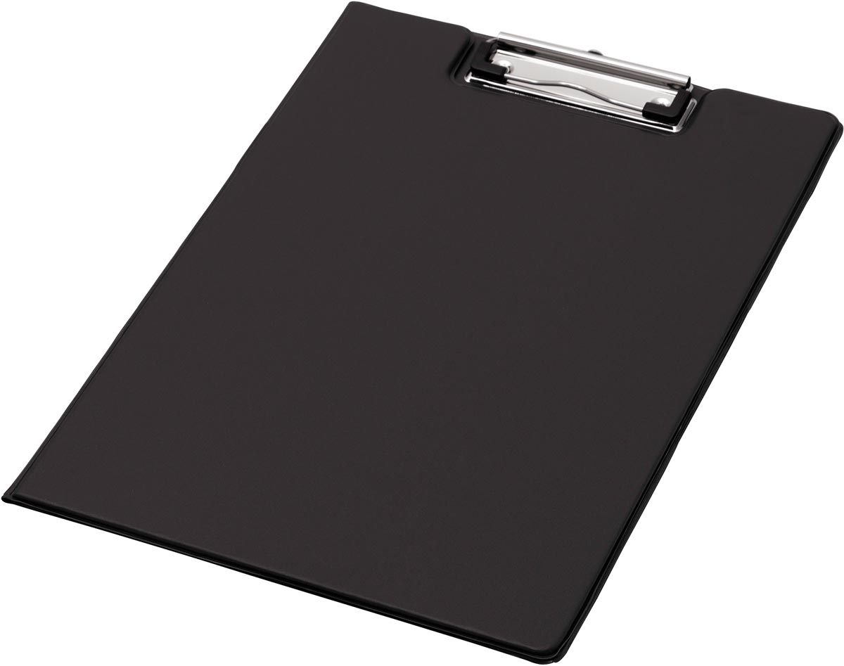 Q-CONNECT klemplaat dubbel A4 formaat zwart PP materiaal 340x235 mm