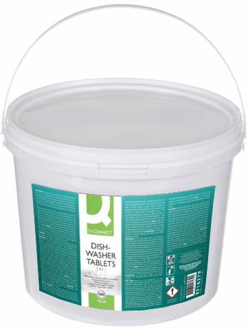 Q-CONNECT vaatwastabletten ecologisch 100 stuks emmer 2178 g