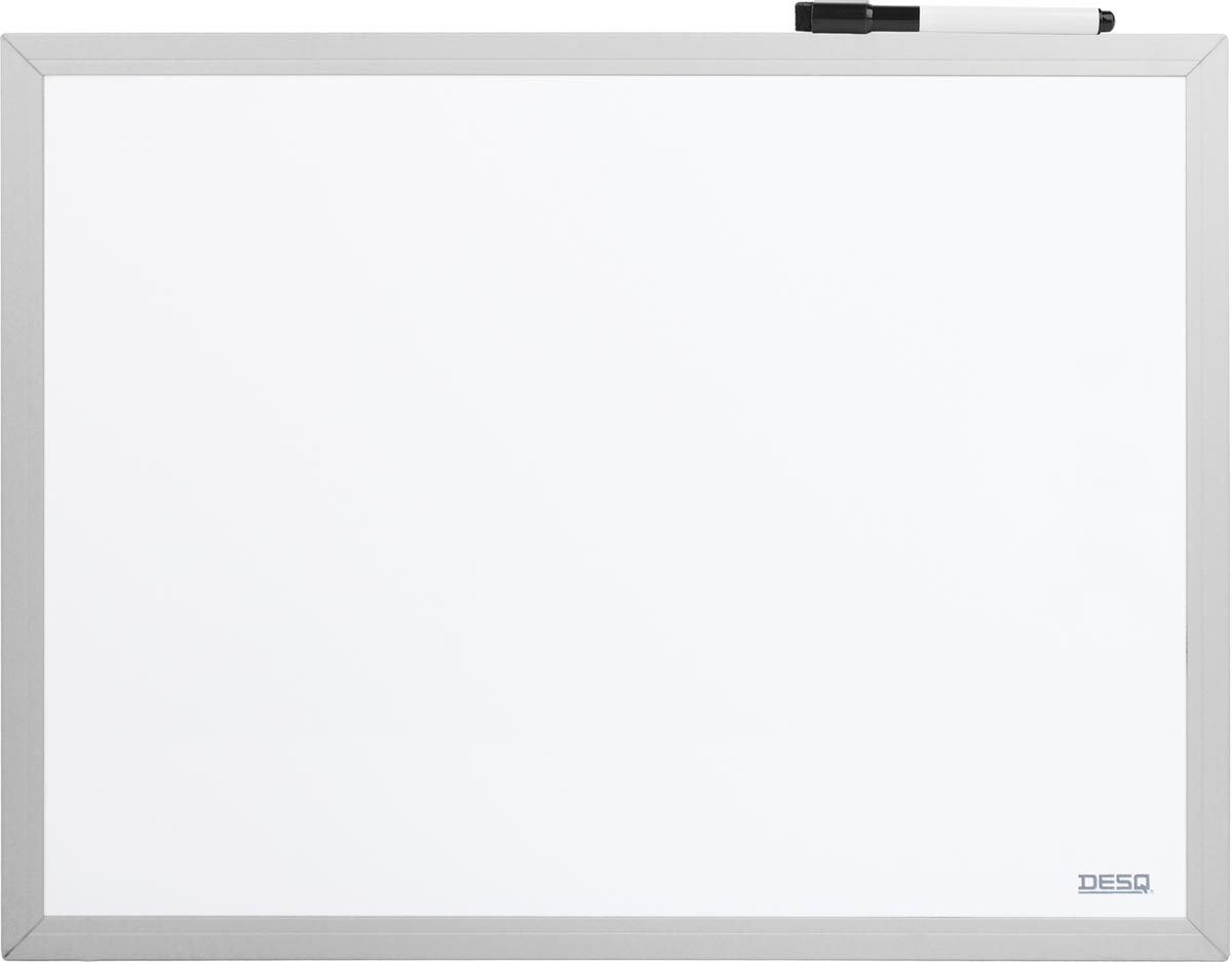 Desq magnetisch whiteboard aluminium wit 40 x 30 cm