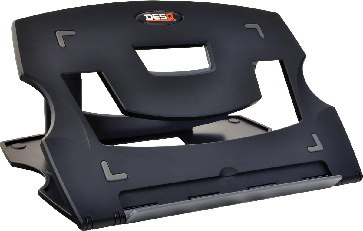 Desq Laptop en Tabletstand kunststof verstelbaar 15,5 cm hoogte 290x258 mm