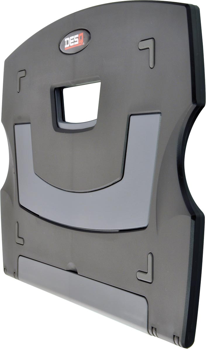 Desq Laptop en Tabletstand kunststof verstelbaar 15,5 cm hoogte 290x258 mm