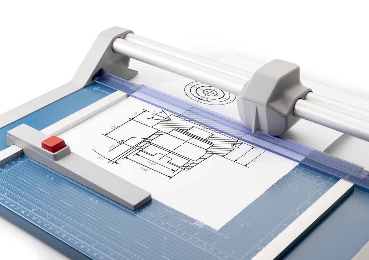 Dahle rolsnijmachine 552 voor ft A3, capaciteit: 20 vel