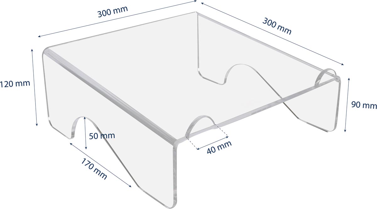 Desq laptopstandaard acryl