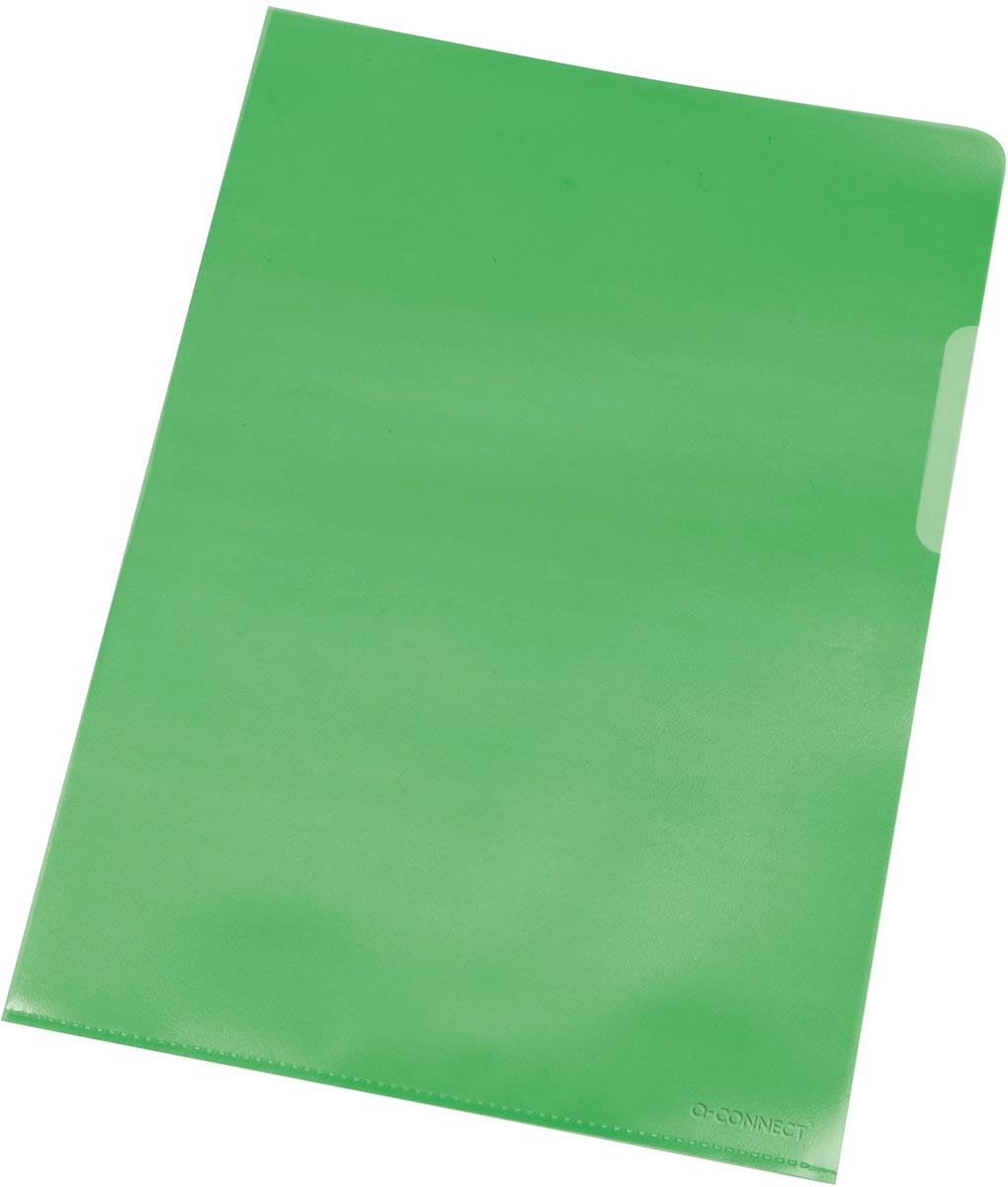 Q-CONNECT L-map A4 groen 120 micron PP 100 stuks