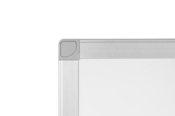 Q-CONNECT whiteboard, met aluminium frame, melamine, 1zijde wit, 1 zijde geruit, 120 x 90 cm
