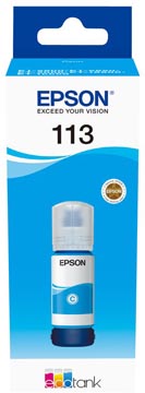 Epson inktfles 113, 6.000 pagina's, OEM C13T06B240, cyaan