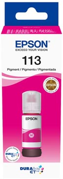 Epson inktfles 113, 6.000 pagina's, OEM C13T06B340, magenta