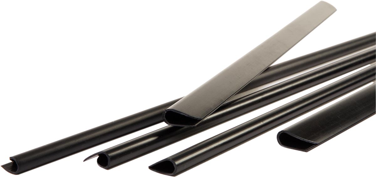 Pavo klemstrips, pak van 100 stuks, 6 mm, zwart