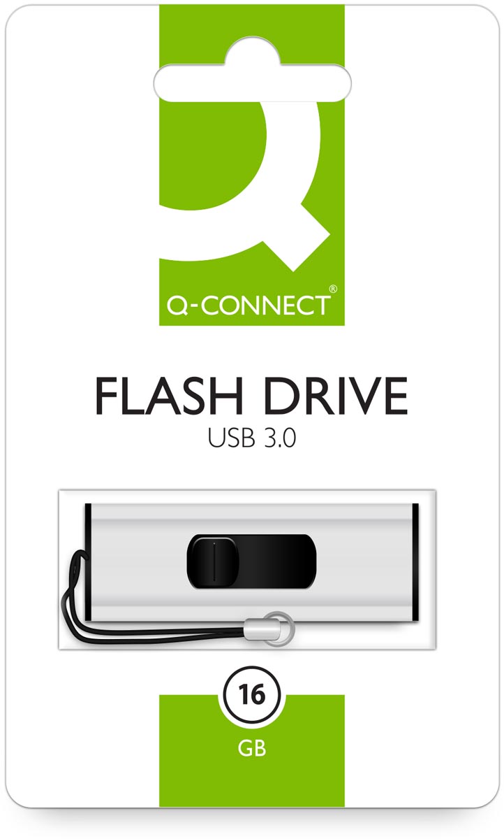 Q-CONNECT USB stick 3.0 16 GB Zilver