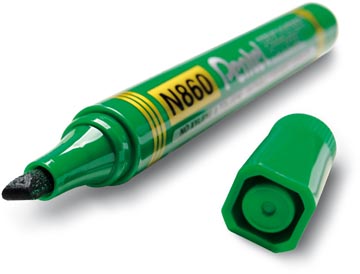 Pentel permanente marker groen 0.6 mm aluminium N860-D