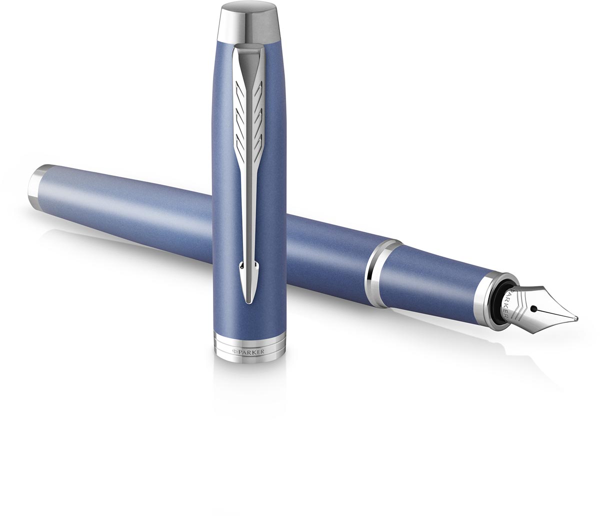Parker IM Rituals vulpen, blauw CT, medium, giftbox