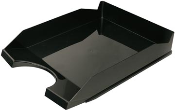 Office Products brievenbakje A4 polystyrene-PP zwart 355x260x60 mm