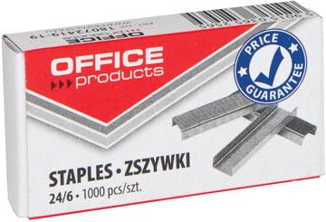 OFFICE products nietjes 24-6,  doos van 1000 stuks