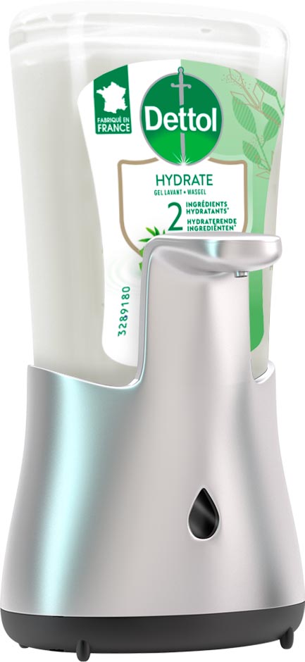 Dettol no touch handzeepdispenser, aloë vera en bamboe, automatisch, navulling van 250 ml