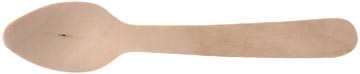 Conpax lepel Pure, uit hout, 11 cm, pak van 250 stuks
