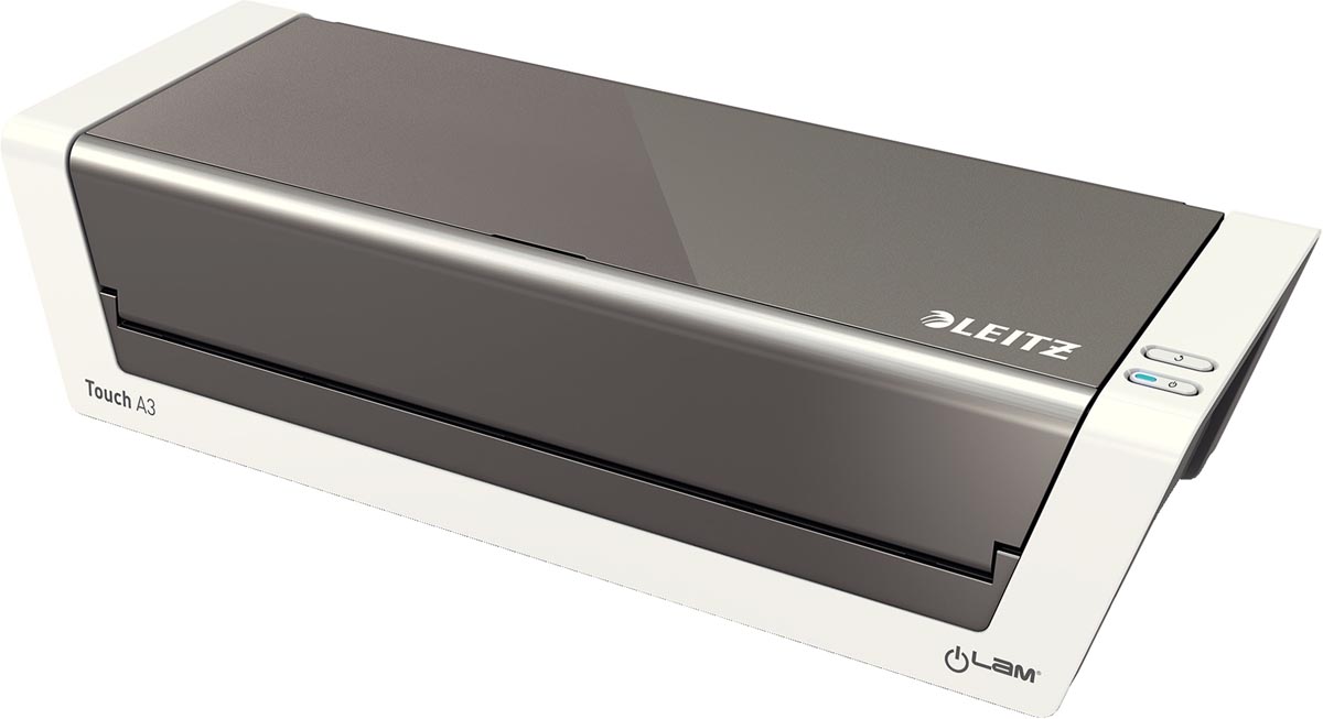 Leitz iLAM Touch 2 lamineermachine voor A3 formaat grijs zwart wit