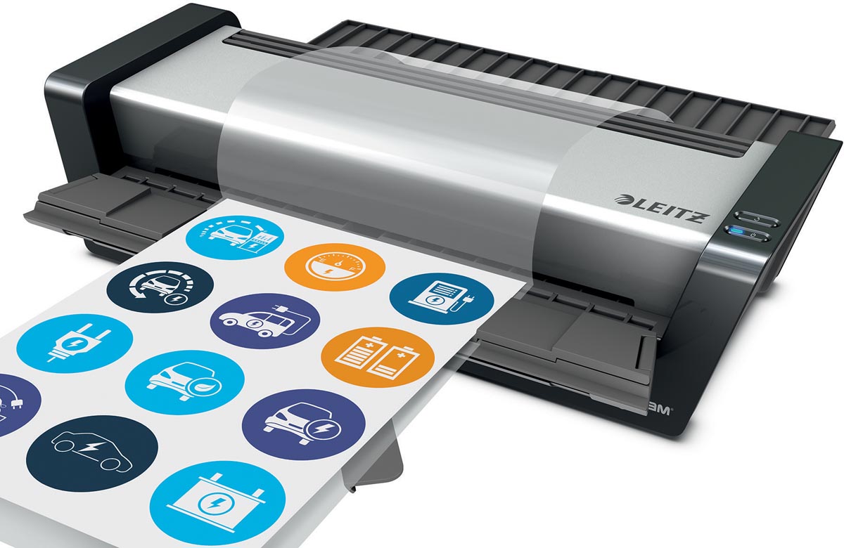 Leitz iLAM touch Turbo Pro lamineermachine voor A3 formaat grijs