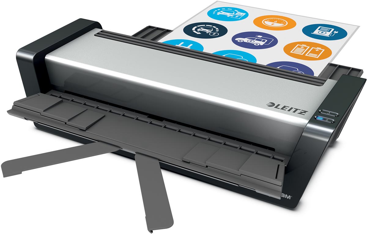 Leitz iLAM touch Turbo Pro lamineermachine voor A3 formaat grijs