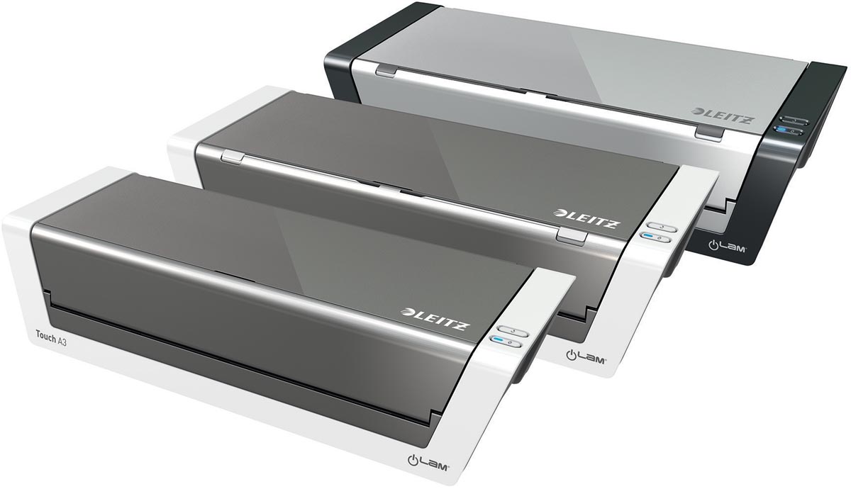 Leitz iLAM touch Turbo Pro lamineermachine voor A3 formaat grijs