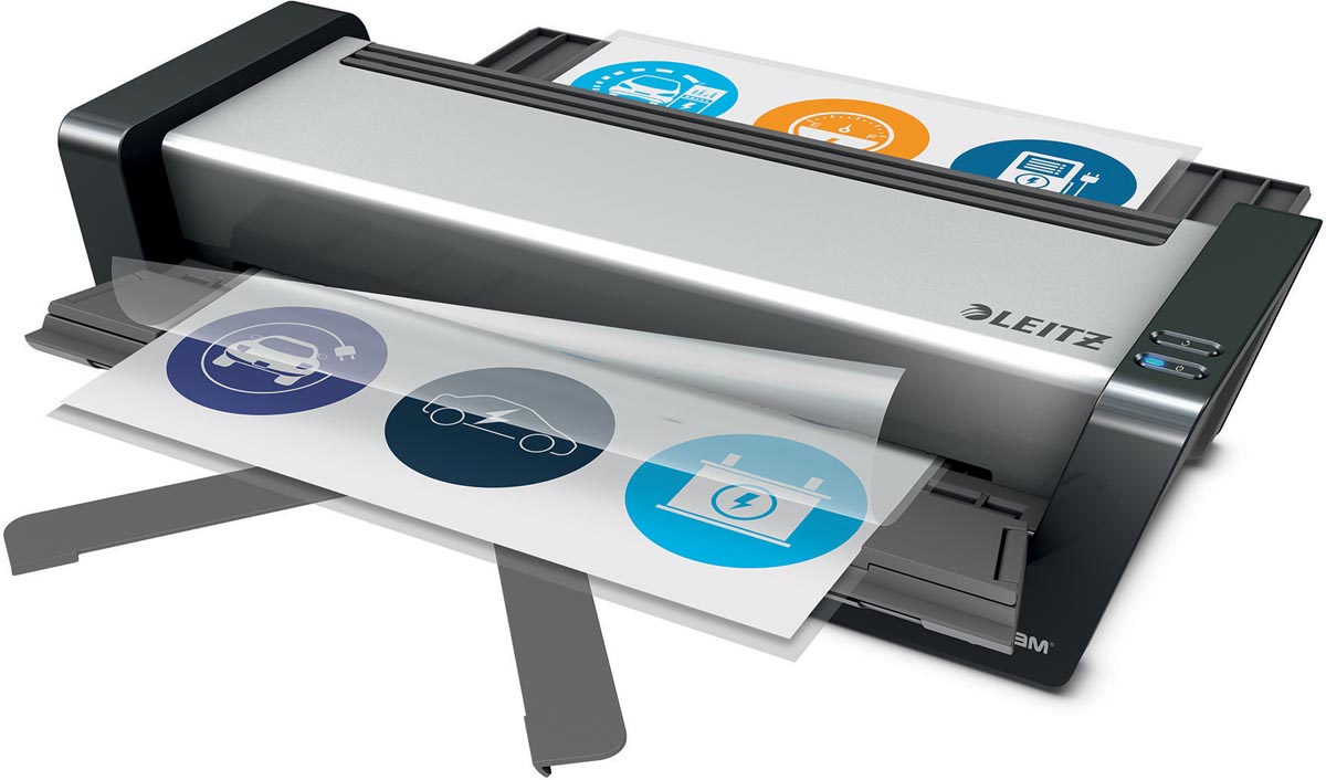 Leitz iLAM touch Turbo Pro lamineermachine voor A3 formaat grijs