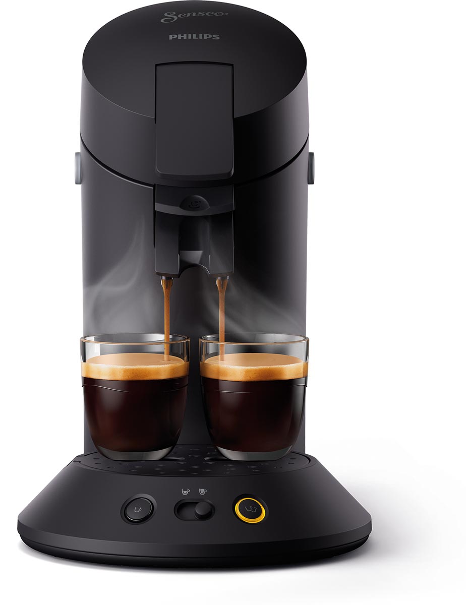 Philips Senseo Original Plus koffiezetapparaat zwart compact formaat