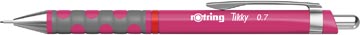 Rotring Tikky vulpotlood 0,7 mm magenta roze kunststof