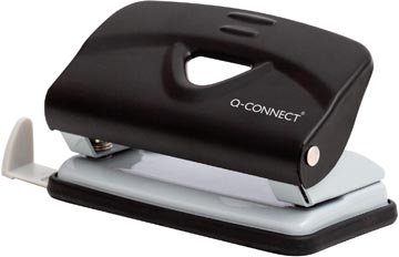 Q-CONNECT Light Duty perforator 2-gaats metaal zwart 10 blad