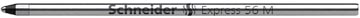 Schneider balpenvulling Express 56 zwart metalen vulling roestvrij staal 110 mm