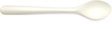 Conpax Folia herbruikbare lepel wit 19 cm CPLA pak van 50
