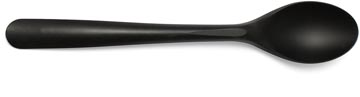 Conpax Folia lepel herbruikbaar zwart CPLA 19 cm pak van 50 stuks
