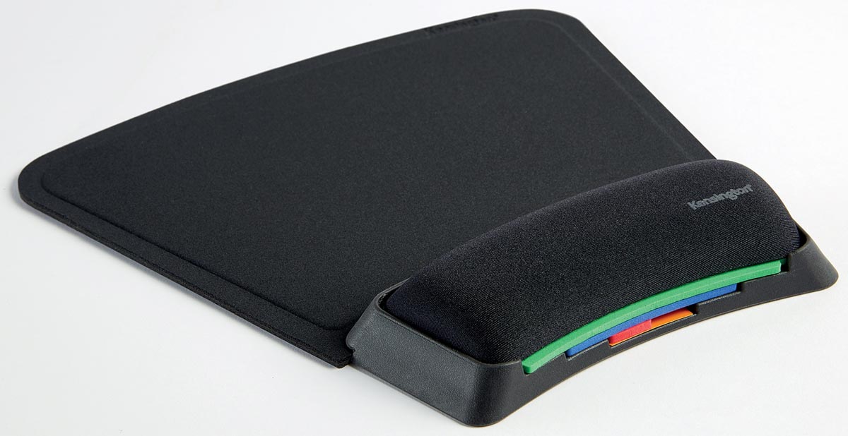 Kensington SmartFit muismat met polssteun zwart 290x210x25 mm