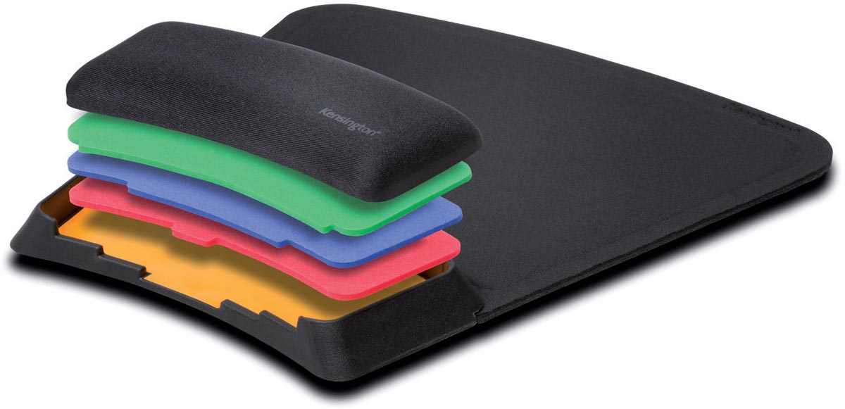 Kensington SmartFit muismat met polssteun zwart 290x210x25 mm
