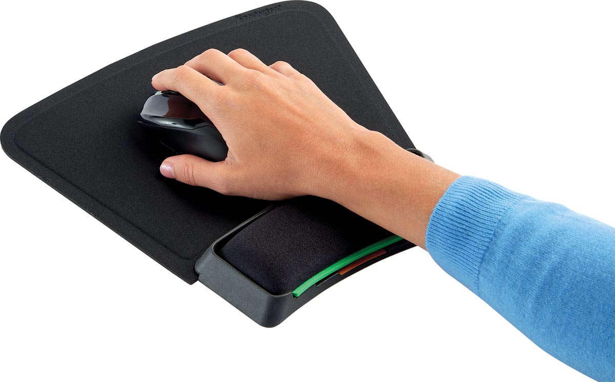 Kensington SmartFit muismat met polssteun zwart 290x210x25 mm