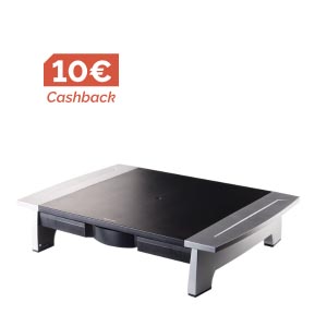 Fellowes Office Suites beeldschermhouder grijs 375x514x120 mm