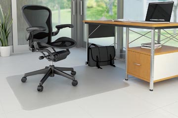 Q-CONNECT vloermat PVC voor harde vloer 90 x 120 cm
