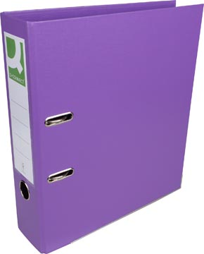 Q-CONNECT ordner A4 violet PP kunststof 8 cm rug