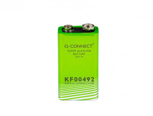 Q-CONNECT alkaline batterij 9V E-formaat 52 g algemeen gebruik