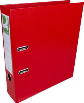 Q-CONNECT ordner A4 rood PP kunststof rug van 8 cm