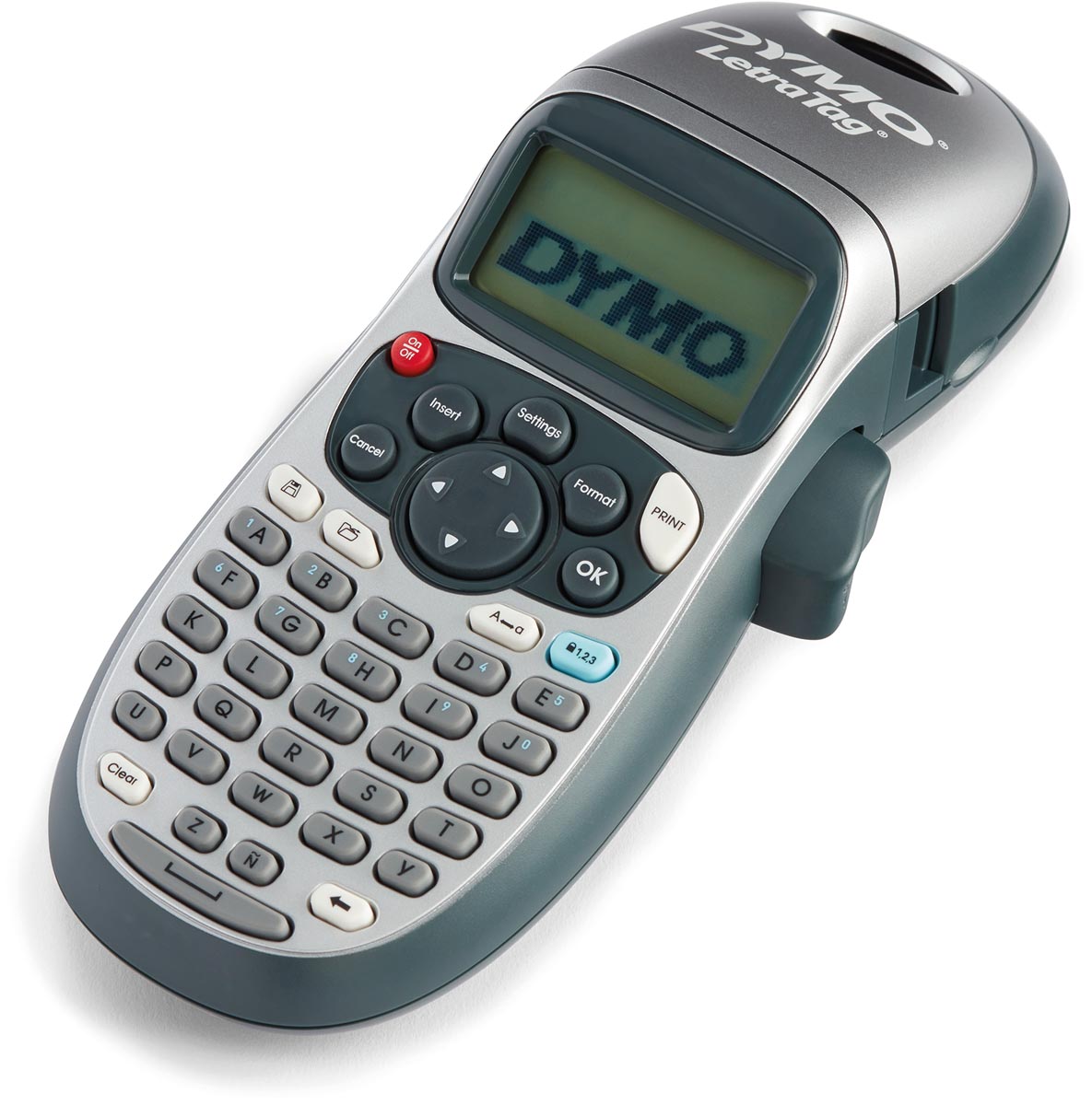 Dymo beletteringsysteem LetraTag LT-100H, inclusief 1 LT-tape, grijs