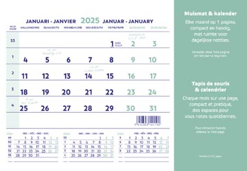 Brepols muismatkalender, ft 23X18 cm, Nederlands-Frans, 2027